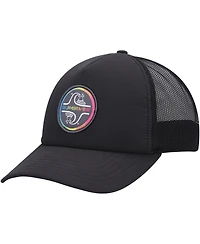 Quicksilver Men's Black Groundswell Trucker Snapback Hat