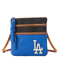 Dooney Bourke Los Angeles Dodgers Infield Triple Zip Crossbody Purse