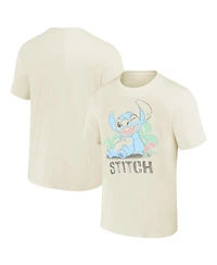 Mad Engine Unisex Cream Lilo and Stitch Wink T-Shirt