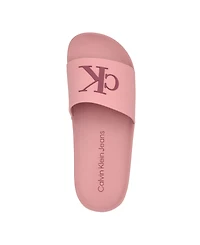 Calvin Klein Women's Arin Logo Beach Slide Sandals