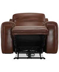 Varsani 40" Zero Gravity Leather Recliner, Created for Macy's