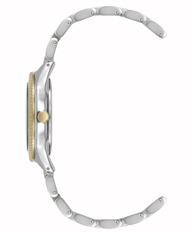 Anne Klein Women's Quartz Two-Tone Alloy Link Bracelet Watch, 30mm