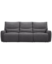 Olper 3-Pc. Fabric Zero Wall Sectional Power Motion Sofa, Created for Macy's
