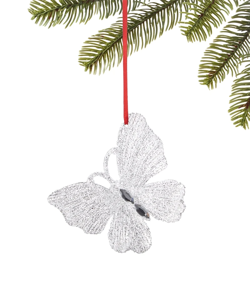 Holiday Lane Christmas Glitters Butterfly Ornament, Exclusively at Macy's