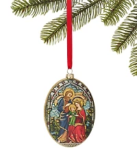 Holiday Lane Blessed Oval Holy Family Ornament, Exclusively at Macy's