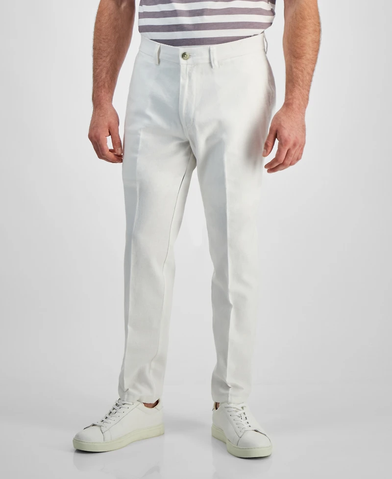 Kenneth Cole Reaction Men's Slim-Fit Linen Pants