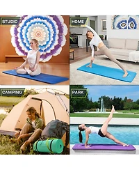 ProsourceFit Extra Thick Yoga and Pilates Mat with Sling