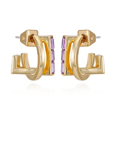 Vince Camuto Gold-Tone Square Hoop Earrings