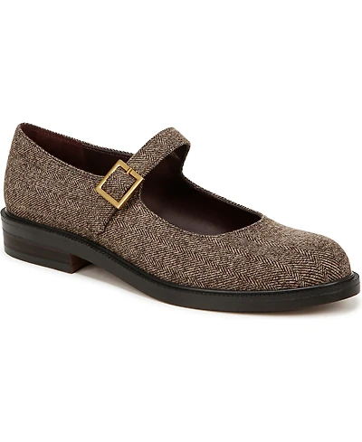 Franco Sarto Women's Melfi Mary Jane Block Heel Flats