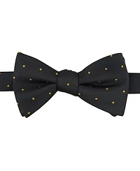 Tayion Collection Mens Black Dot Bow Tie