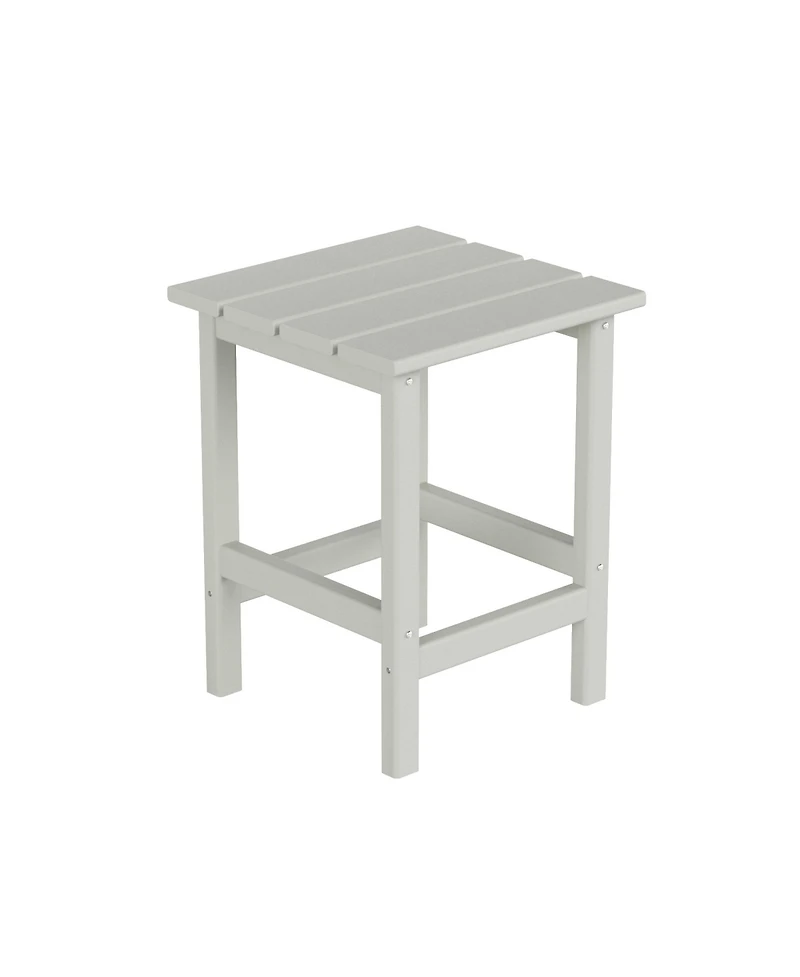 WestinTrends 3 Piece Set Outdoor Folding Adirondack Chairs with Side Table