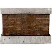 Sunnydaze Decor Ancient Wall 24-Inch Polyresin Wall-Mounted Outdoor Fountain - Electric Submersible Pump - 3-Gallon Water Capacity