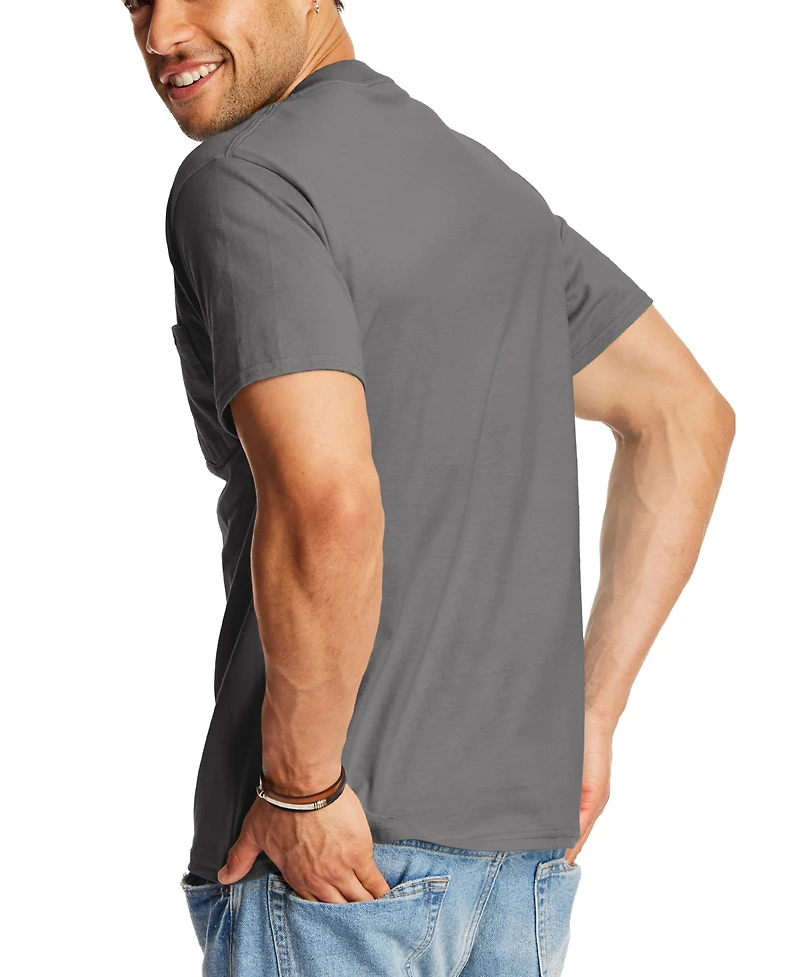 Hanes Beefy-t Unisex Pocket T-Shirt, 2-Pack