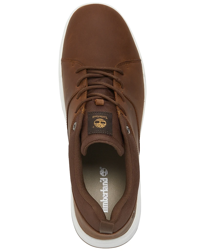 Timberland Men's Maple Grove Leather Low Casual Sneakers from Finish Line