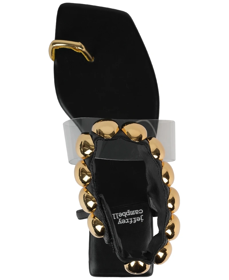 Jeffrey Cambell Island Stud Embellished Flat Sandals