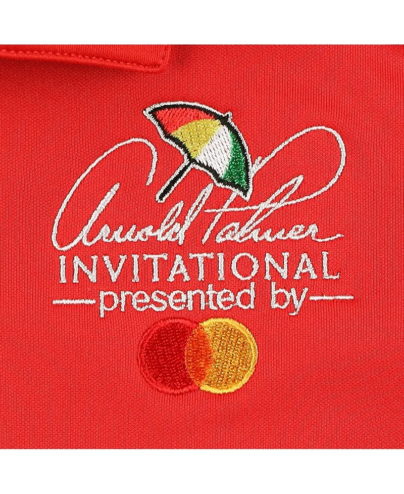 Adidas Youth Red Arnold Palmer Invitational Performance Polo