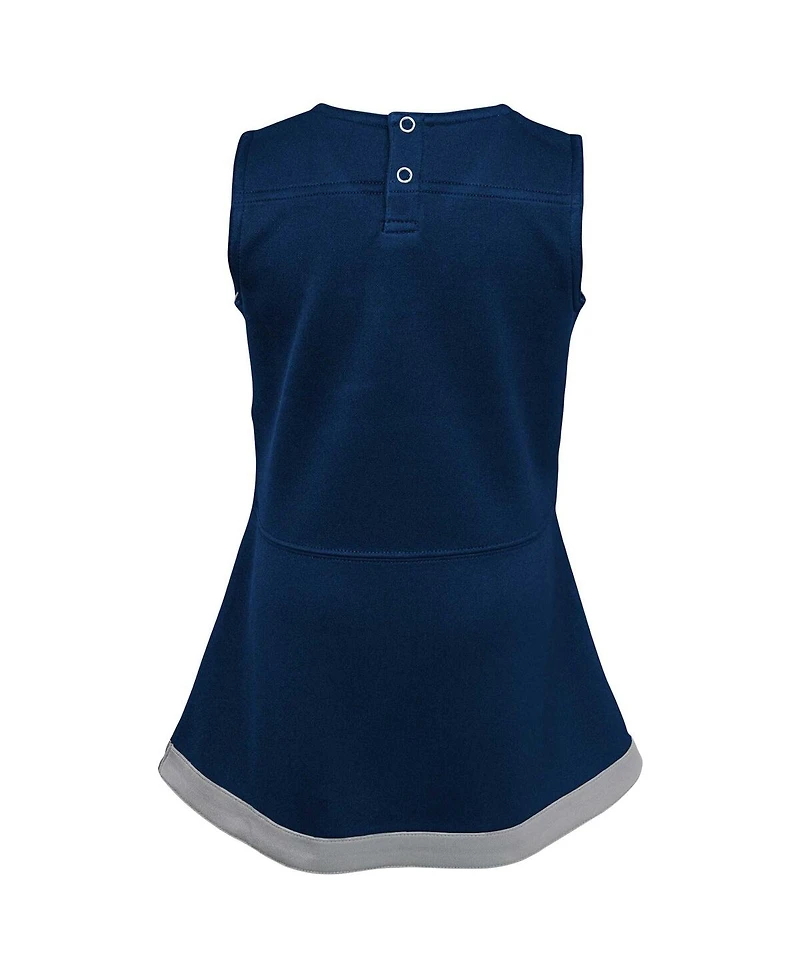 Outerstuff Girls Infant Navy Dallas Cowboys Cheer Captain Jumper Dress