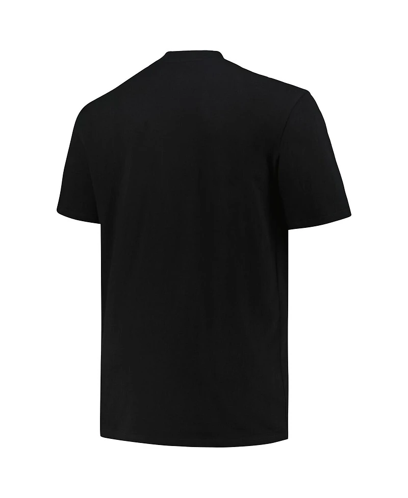 Fanatics Branded Men's Black Green Bay Packers Big Tall Pop T-Shirt