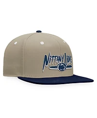 Top of the world Men's Khaki/Navy Penn State Nittany Lions Land Snapback Hat