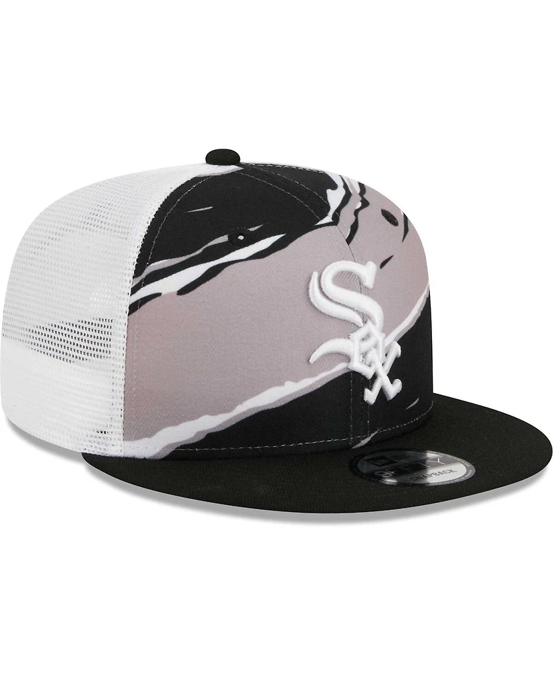 New Era Men's Black Chicago White Sox Tear Trucker 9Fifty Snapback Hat
