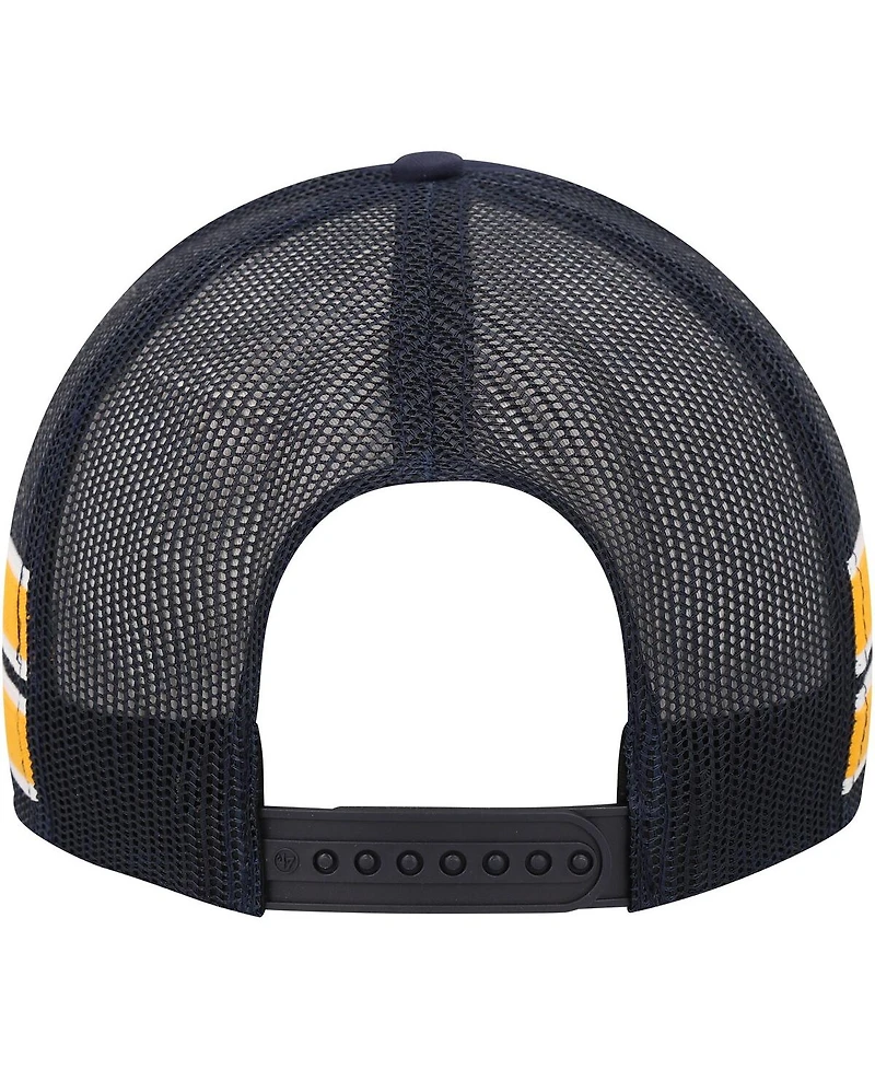 47 Brand Men's Navy Cal Bears Sideband Trucker Adjustable Hat