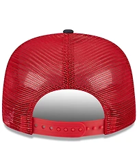 New Era Men's White/Red St. Louis Cardinals Team Foam Front A-Frame Trucker 9Fifty Snapback Hat