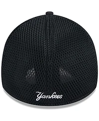 New Era Men's York Yankees Evergreen Black White Neo 39Thirty Flex Hat