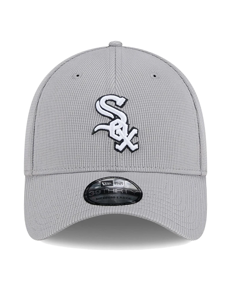 New Era Men's Gray Chicago White Sox Active Pivot 39Thirty Flex Hat