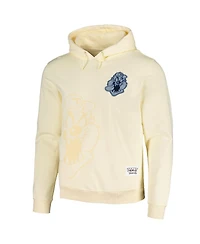 Freeze Max Unisex Cream Looney Tunes Taz Denim Patch Pullover Hoodie