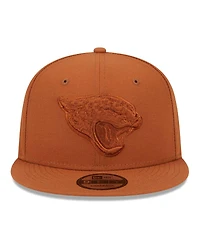 New Era Men's Brown Jacksonville Jaguars Color Pack 9Fifty Snapback Hat