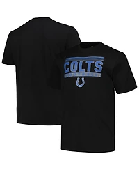 Fanatics Branded Men's Black Indianapolis Colts Big Tall Pop T-Shirt