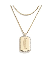 Wear by Erin Andrews x Baublebar Cincinnati Reds Dog Tag Necklace