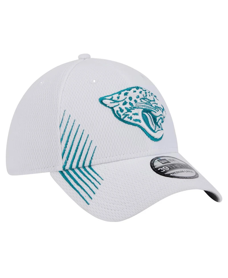 New Era Men's White Jacksonville Jaguars Active 39thirty Flex Hat
