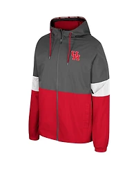 Colosseum Men's Charcoal Houston Cougars Miles Full-Zip Jacket
