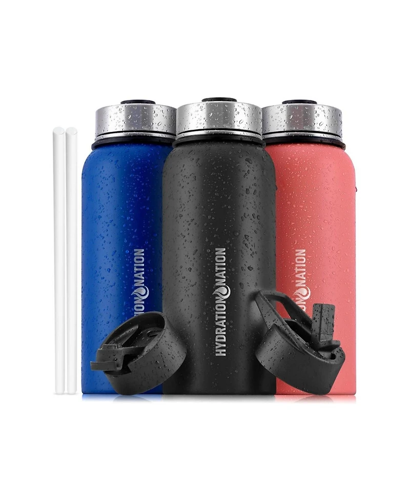 Zulay Kitchen Hydration Nation Thermo Stainless Steel Vacuum Insulated Water Bottle
