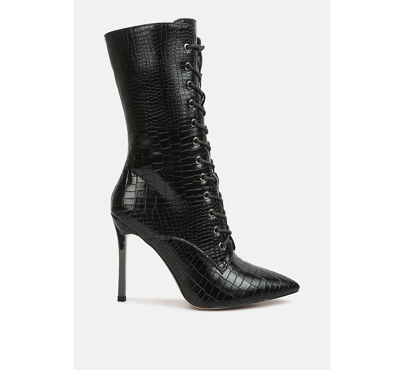 knocturn croc textured over the boots