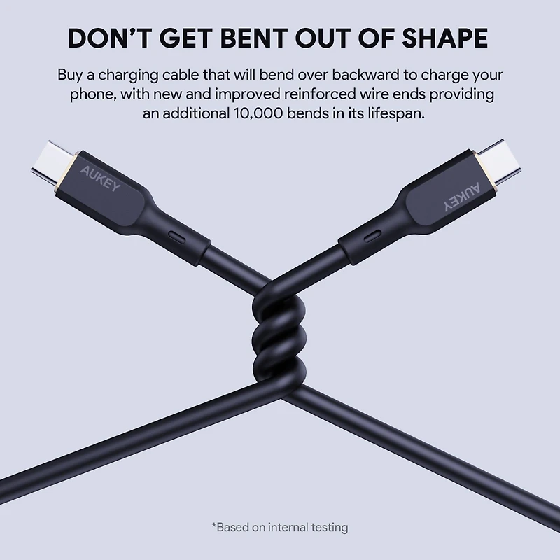 Aukey Cb-KCC101 | 100W 1m Usb C to Usb C Cable