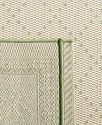 Safavieh Courtyard CY0901 Natural and Olive 5'3" x 7'7" Outdoor Area Rug