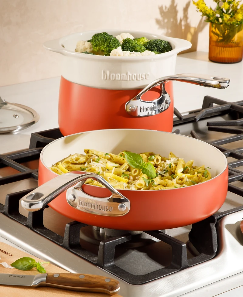 Bloomhouse 4 Piece Enamel Cookware Set