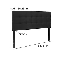 Quilted Tufted Full Upholstered Headboard