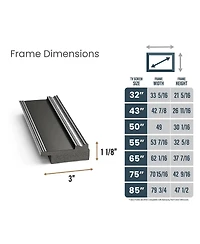 Deco Tv Frames 50" Frame for Samsung The 2021-2025
