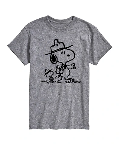 Hybrid Apparel Peanuts Outdoor Mens Short Sleeve Tee