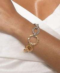 Ettika Mixed Metal Chain Link Bracelet