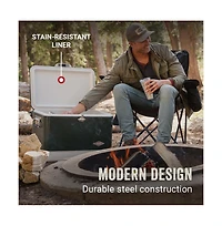 Coleman Vintage 54 Qt. Steel Belted Cooler, Green