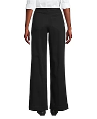 Lands' End Women's High Rise 5 Pocket Wide Leg Chino Pants