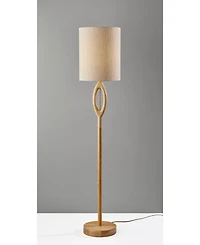 Adesso 61" Wood Mayfair Floor Lamp