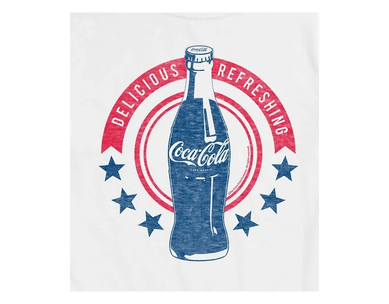 Hybrid Apparel Coca Cola Americana Mens Short Sleeve Tee