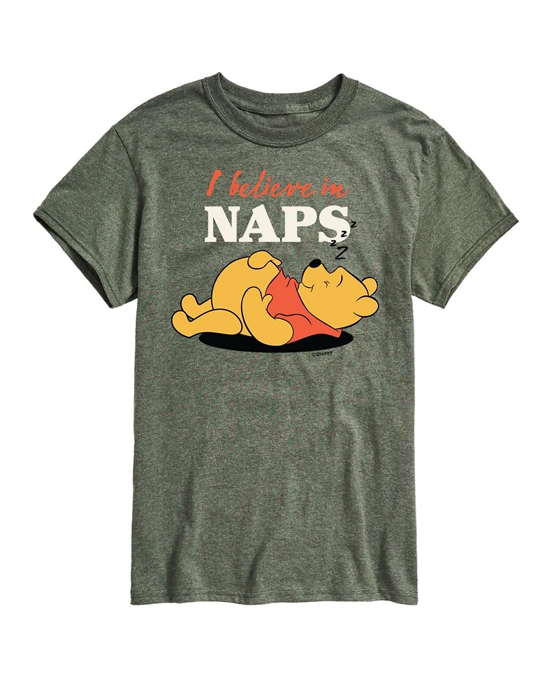 Hybrid Apparel Men's Winnie the Pooh Naps Short Sleeve T-Shirt