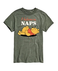 Hybrid Apparel Men's Winnie the Pooh Naps Short Sleeve T-Shirt