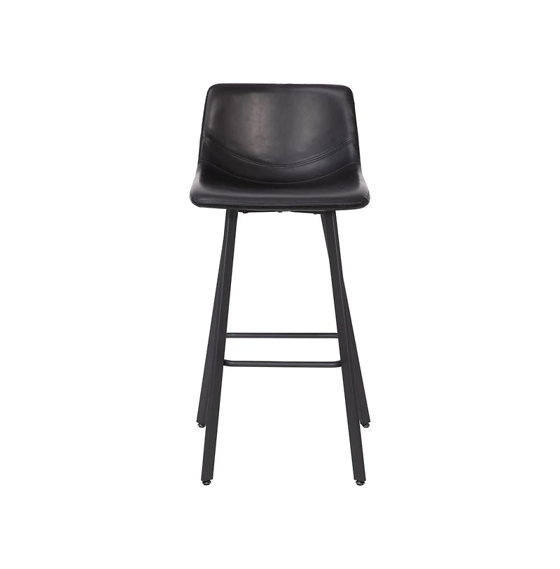 Oretha Set Of 2 Modern Upholstered Stools With Contoured